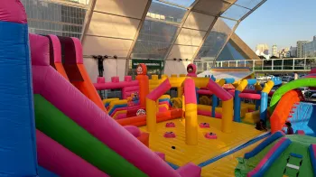 Parque ocupa 1.200 m� de �rea total e semicoberta. Foto: Divulga��o