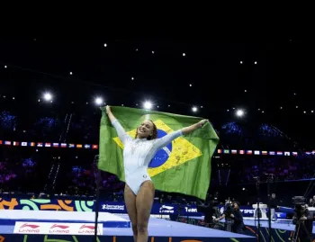 Feito de Rebeca Andrade refor�a seu legado e amplia uma trajet�ria marcada por conquistas hist�ricas para o Brasil - Foto: Melogym/CBG