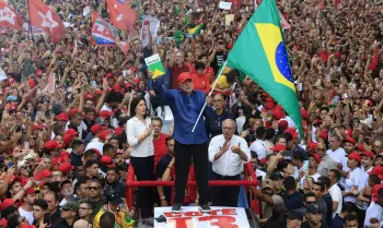 Presidente Lula encerra campanha das Elei��es 2026 com caminhada na avenida Paulista. Foto: Paulo Pinto/Ag�ncia Brasil