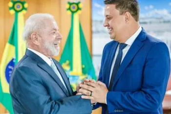 Presidente Lula com o Willian Souza (Foto: Ricardo Stuckert)