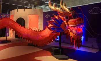 Mostra percorre s�culos de hist�ria por meio de proje��es, instala��es interativas e recursos audiovisuais, marcando o Ano da Cultura China-Brasil. Foto: Tati Ferro/Divulga��o