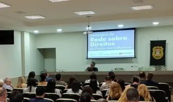 SP promove seminrio de atendimento  mulher PcD vtima de violncia em Santos