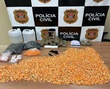 Pol�cia Civil realiza a opera��o �Tr�s Pontos� em Piracicaba e prende um homem, drogas e arma