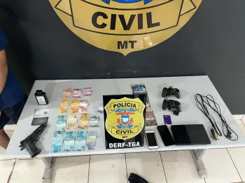 Polcia Civil prende autores de roubo  famlia em residncia em Tangar da Serra