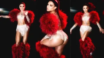 Gkay assume oficialmente posto de musa do Salgueiro: >Chegou o grande dia, MUSA>