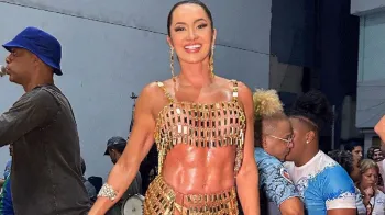 Vanessa Rangeli exibe boa forma em 1 ensaio da Acadmicos de Niteri: >Rainha>