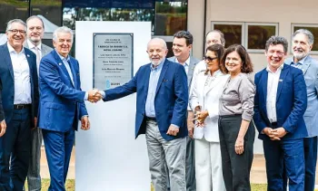 Foto: Ricardo Stuckert - Lula durante inaugura��o da f�brica da Biomm, em Minas, em 2024