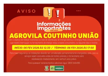 Aviso Importante da Prefeitura de Quer�ncia: Agrvila Coutinho Uni�o