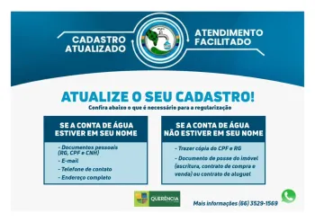 Quer�ncia: CADASTRO ATUALIZADO, ATENDIMENTO FACILITADO