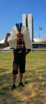 Cacique Xatagaka recebe comenda in�dita do Conselho Estadual de Povos Tradicionais de MT