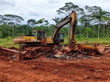 Garimpo Imagem gerada por IA