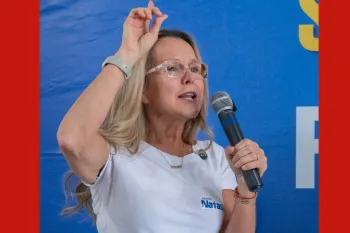 O plano de Natasha Slhessarenko (PSD) organiza as diretrizes em educa��o, sa�de, seguran�a p�blica, prote��o �s mulheres, infraestrutura, desenvolvimento econ�mico e meio ambiente, e gest�o fiscal. Foto: Reprodu��o/ redes sociais