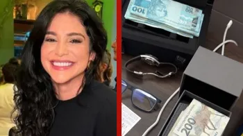 A empres�ria cuiabana Thatiana Rabelo Mesquita Theodoro foi presa pela Pol�cia Federal (PF) durante a Opera��o B�reas. Foto: Reprodu��o/Pol�cia Federal