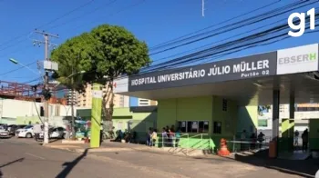 Hospital Universit�rio J�lio M�ller (HUJM). Foto: Reprodu��o