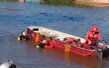 Bombeiros foram acionados j� que o suspeito de furto provavelmente se afogou