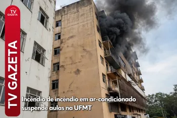 Princ�pio de inc�ndio em ar-condicionado suspende aulas na UFMT (Ajustada por IA)