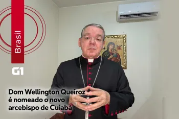 Dom Wellington de Queiroz Vieira � nomeado novo arcebispo de Cuiab�. Foto: Reprodu��o (Ajustada por IA)