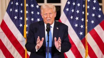 O presidente dos Estados Unidos, Donald Trump &bull; REUTERS