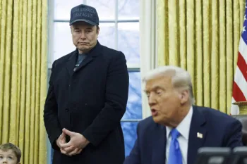 No m�s passado, Musk anunciou que deixaria o cargo de rosto p�blico da comiss�o de efici�ncia governamental, conhecida como Doge