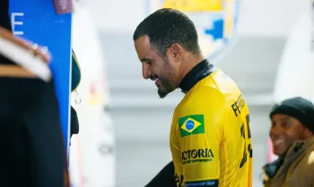 Austrlia, 03/05/2025 - Italo Ferreira na etapa de Gold Coast, na Austrlia, a sexta na temporada da WSL - Liga Mundial de Surfe. Foto: WSL Brasil/Divulgao