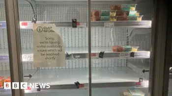 Compradores encontraram algumas prateleiras vazias nas �ltimas semanas