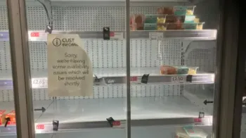 Compradores encontraram algumas prateleiras vazias nas �ltimas semanas