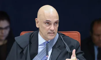 Bras�lia (DF), 22/04/2025 - Ministro Alexandre de Moraes durante sess�o de julgamento da den�ncia sobre o n�cleo 2 da PET 12.100. Foto: Antonio Augusto/STF