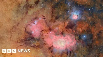 A primeira imagem revelada pelo telesc�pio Vera Rubin mostra as nebulosas Trifid e Lagoon com detalhes impressionantes