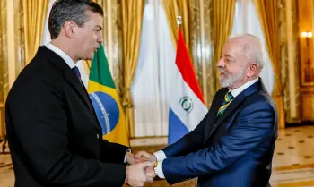 Presidente da Rep�blica, Luiz In�cio Lula da Silva, durante encontro com o Presidente da Rep�blica do Paraguai, Santiago Pe�a. Resid�ncia Oficial do Brasil, Buenos Aires, Argentina
Foto: Ricardo Stuckert