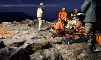 Campos de Cima da Serra (RS), 10/07/2025 - Resgate da crian�a de 11 anos no C�nion Fortaleza. Foto:  CRBM/Divulga��o
