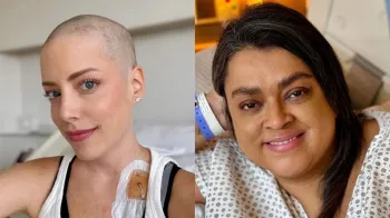 Fabiana Justus e Preta Gil lutaram contra um c�ncer nos �ltimos anos  Montagem CNN