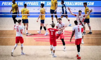 Bras�lia (DF), 02/08/2025 - Brasil � superado pela Pol�nia e disputa bronze com Eslov�nia.
Foto: Volleyballworld/Divulga��o