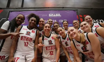 Bras�lia (DF), 03/08/2025 - Sesi Araraquara fez 2 a 0 na s�rie melhor de 3 contra o Campinas e decide torneio contra o representante do Maranh�o. Sampaio definiu a semifinal contra o S�o Jos� (SP) por 2 a 1.
Foto: ANDERSON OTTANI/Divulga��o