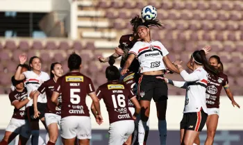 Araraquara (SP), 09/08/2025 - Lance de jogo entre Ferrovi�ria e S�o Paulo pelo Campeonato Brasileiro Feminino de Futebol. Foto: Rebeca Reis/CBF