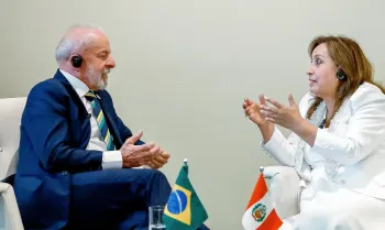 Presidente da Rep�blica, Luiz In�cio Lula da Silva, durante reuni�o bilateral com a Presidenta da Rep�blica do Peru, Dina Boluarte. Sede das Na��es Unidas, Nova York (EUA) � Ricardo Stuckert/PR