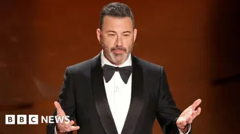 O comediante Jimmy Kimmel foi suspenso temporariamente no m�s passado