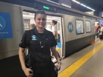 Agente de seguran�a do metr�: novo processo seletivo oferece 20 vagas Foto: Divulga��o/Metr�Rio