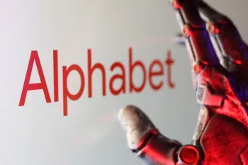Ilustra��o com o logotipo da Alphabet� O logotipo da Alphabet � visto nesta ilustra��o tirada em 16 de fevereiro de 2025. REUTERS/Dado Ruvic