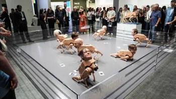 Beeple Studios Regular Animals na Art Basel Miami Beach 2025, em dezembro de 2025, em Miami, na Fl�rida Sean Zanni/Patrick McMullan via Getty Images