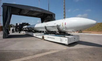 Alc�ntara (MA) - 16/12/2025 FAB realiza �ltimos preparativos para lan�amento do 1� foguete comercial em territ�rio brasileiro. O Foguete HANBIT-Nano, da start-up espacial Innospace, j� est� posicionado na plataforma do Centro de Lan�amento de Alc�ntara (CLA). Foto: Sgt Vanessa Sonaly/ Divulga��o