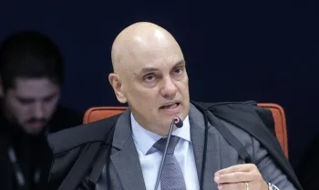 Ministro Alexandre de Moraes durante sess�o no STF de julgamento da A��o Penal 2694 -N�cleo 4 da trama golpista. Foto: Rosinei Coutinho/STF