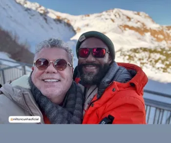 Milton Cunha curte viagem � Alemanha com o namorado Foto: Reprodu��o/Instagram