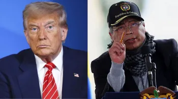 Trump alerta o presidente da Col�mbia ap�s a captura de Maduro