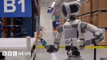Uma vers�o do rob� humanoide Atlas da Boston Dynamics