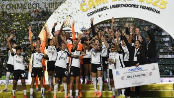 Corinthians leva a Libertadores Feminina� Reprodu��o