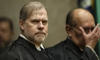 Bras�lia (DF), 02/02/2026 - Os ministros do STF, Dias Toffoli e Gilmar Mendes, durante a abertura do Ano Judici�rio de 2026 do Supremo Tribunal Federal (STF). Foto: Marcelo Camargo/Ag�ncia Brasil