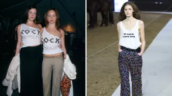 Em Paris, Stella McCartney recria look usado no Met Gala de 1999� Mitchell Gerber/Corbis/VCG via Getty Images/