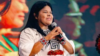 Sonia Guajajara, ministra dos Povos Ind�genas� Mre Gavi�o