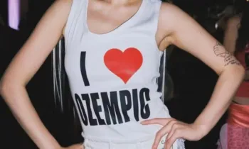 Marca Berlim apresentou a pol�mica camiseta I love Ozempic em 2024