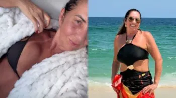 M�e da Virginia, Margareth Serr�o, coloca bronzeamento em dia� Instagram/Margareth Serr�o